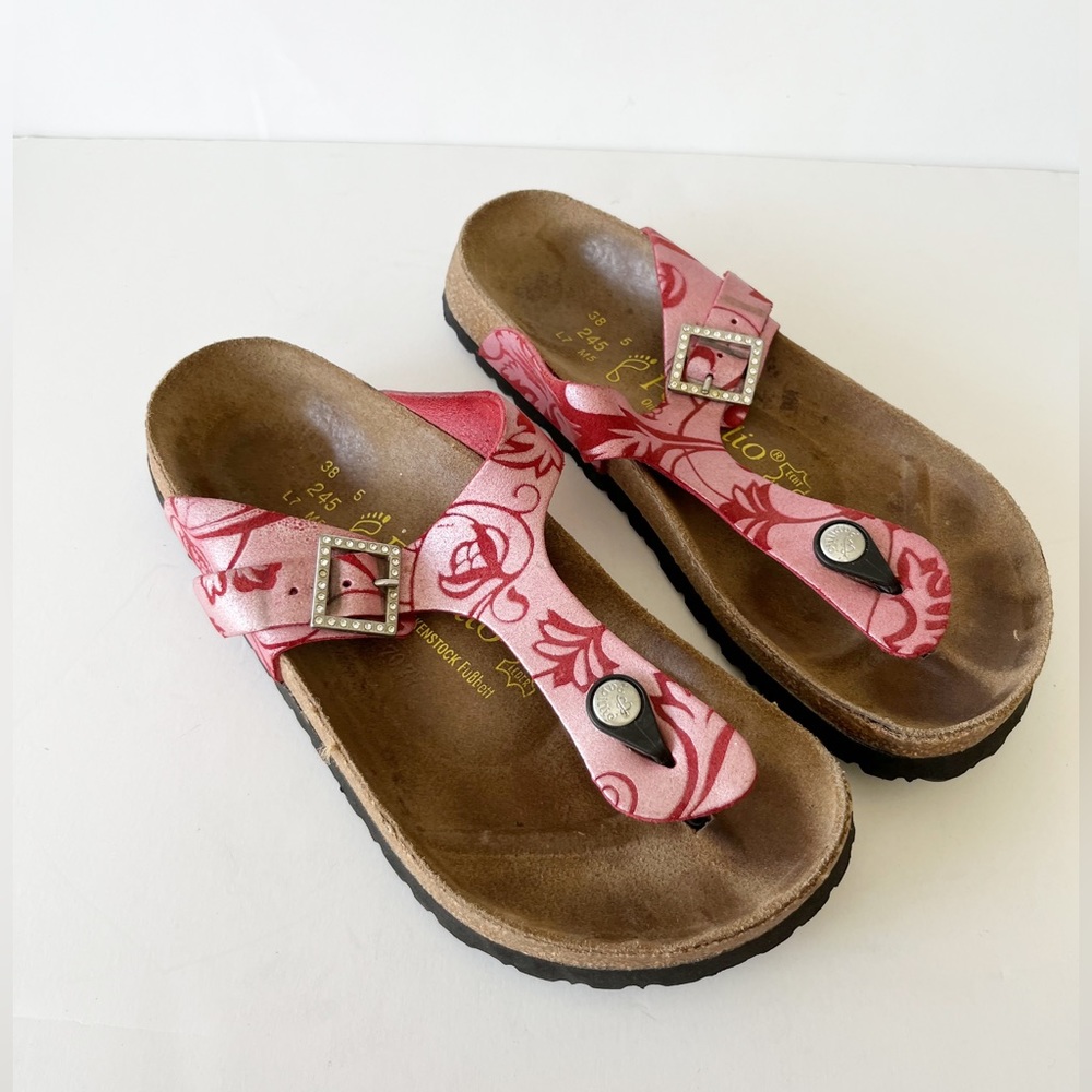 Papillio by Birkenstock Gizeh Red Rose Sandals